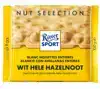 RITTER SPORT WIT HELE HAZELNOOT TABLET