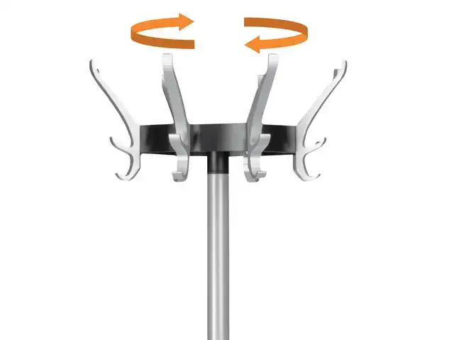 KAPSTOK UNILUX CYPRES STAAND METALLIC