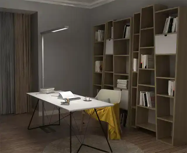 VLOERLAMP UNILUX STRATUS LED GRIJS