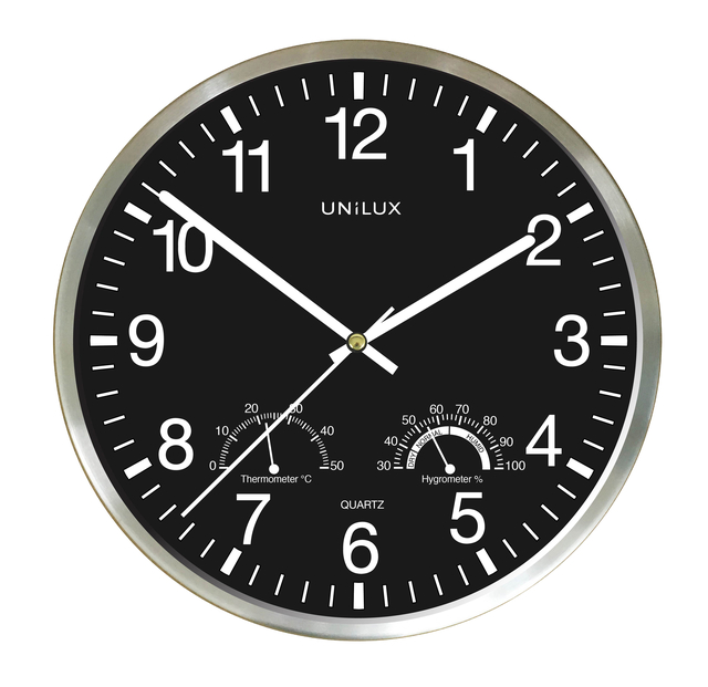 WANDKLOK UNILUX WETTY GRIJS