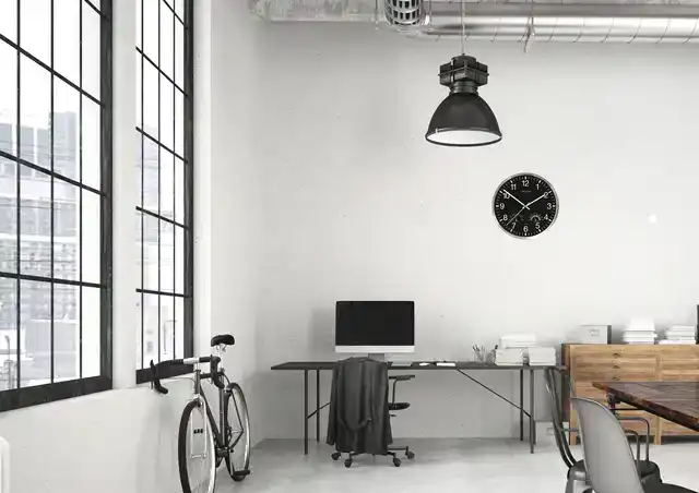 WANDKLOK UNILUX WETTY GRIJS