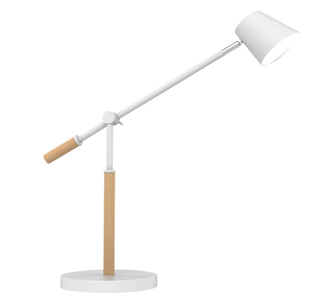 BUREAULAMP UNILUX VICKY LED HOUT WIT