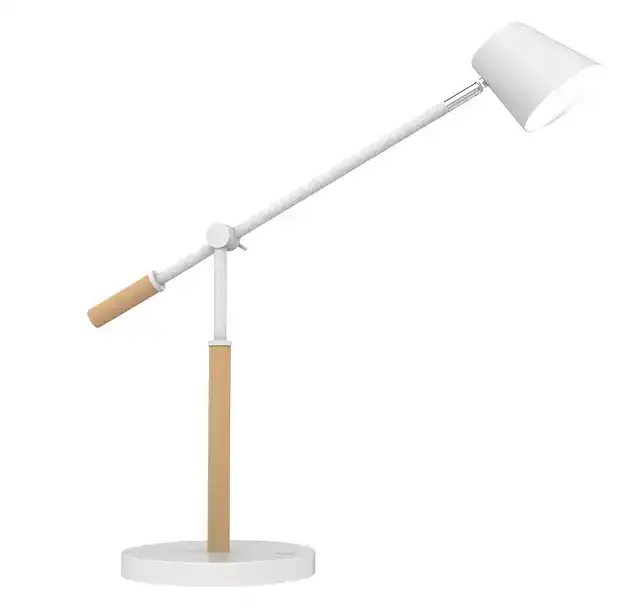 BUREAULAMP UNILUX VICKY LED HOUT WIT