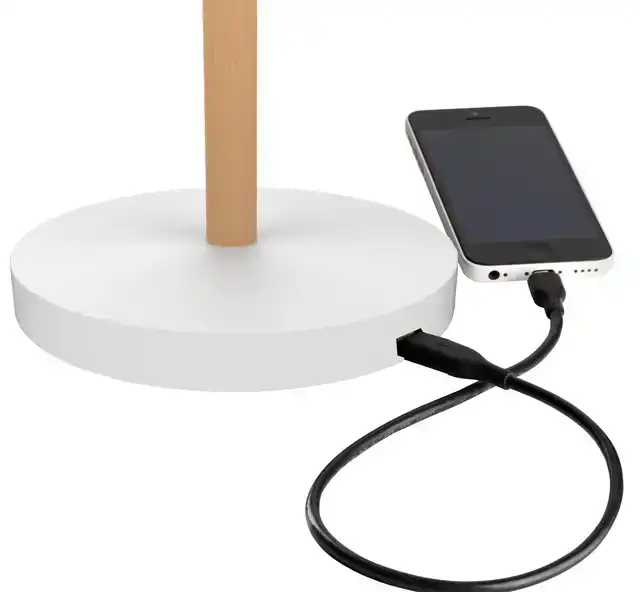 BUREAULAMP UNILUX VICKY LED HOUT WIT