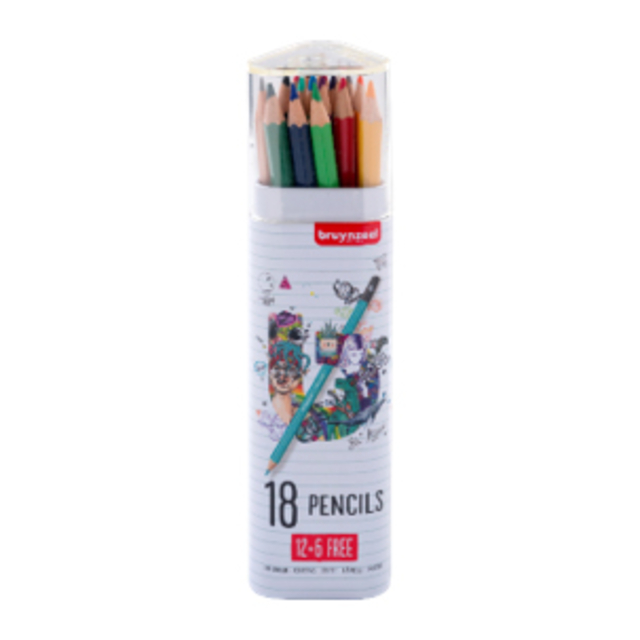 KLEURPOTLOOD BRUYNZEEL 18 STUKS