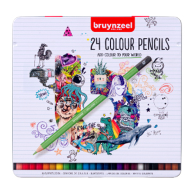 KLEURPOTLOOD BRUYNZEEL 24 STUKS