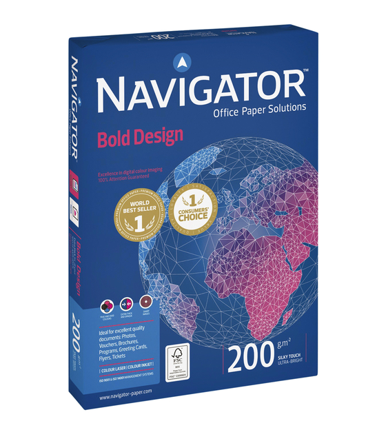 KOPIEERPAPIER NAVIGATOR BOLD DESIGN A4