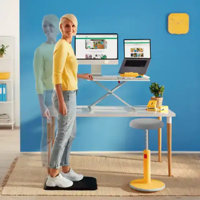 LEITZ ERGO COSY LAPTOPSTANDAARD GRIJS