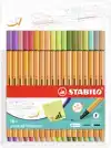 FINELINER STABILO POINT 88/18 F ASS