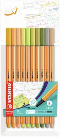 FINELINER STABILO POINT 88/10 F NIEUWE