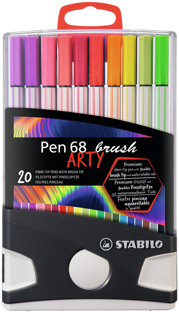 BRUSHSTIFT STABILO PEN 68/20 ARTY 20ST