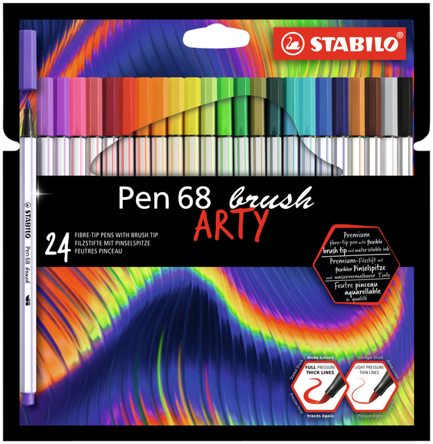 BRUSHSTIFT STABILO PEN 68/30 ARTY 30ST