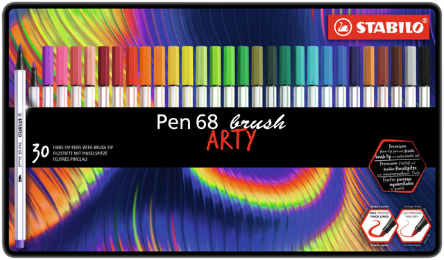 BRUSHSTIFT STABILO PEN 68/30 ARTY ASS