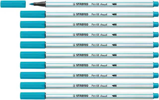BRUSHSTIFT STABILO PEN 68/31 LICHTBLAUW