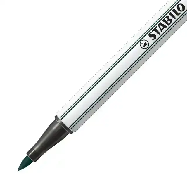 BRUSHSTIFT STABILO PEN 68/63 AARDEGROEN