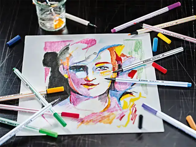 BRUSHSTIFT STABILO PEN 68/63 AARDEGROEN