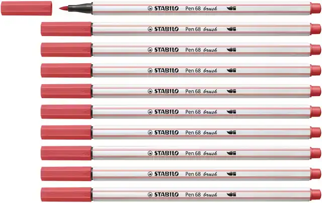 BRUSHSTIFT STABILO PEN 68/47 ROESTIG