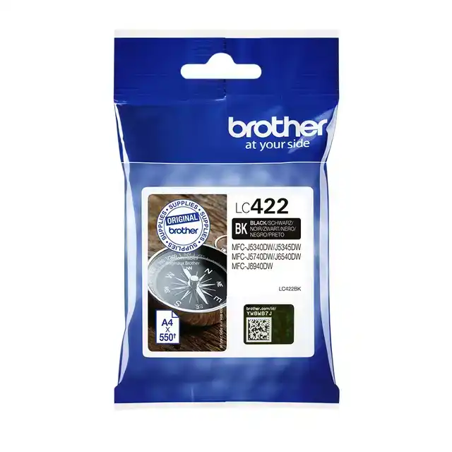 INKTCARTRIDGE BROTHER LC-422BK ZWART