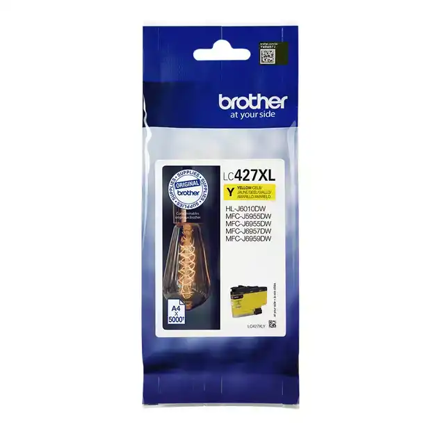 INKTCARTRIDGE BROTHER LC-427XLY GEEL