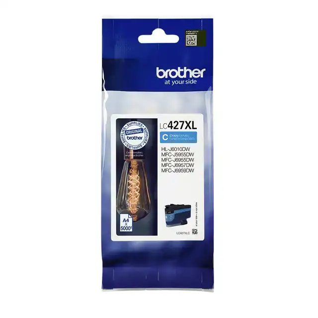 INKTCARTRIDGE BROTHER LC-427XLC BLAUW