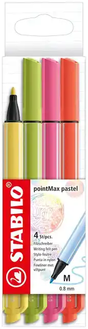 VILTSTIFT STABILO POINTMAX 488/4 M 4ST