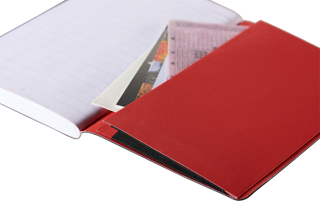 NOTITIEBOEK OXFORD BLACK N' RED A5