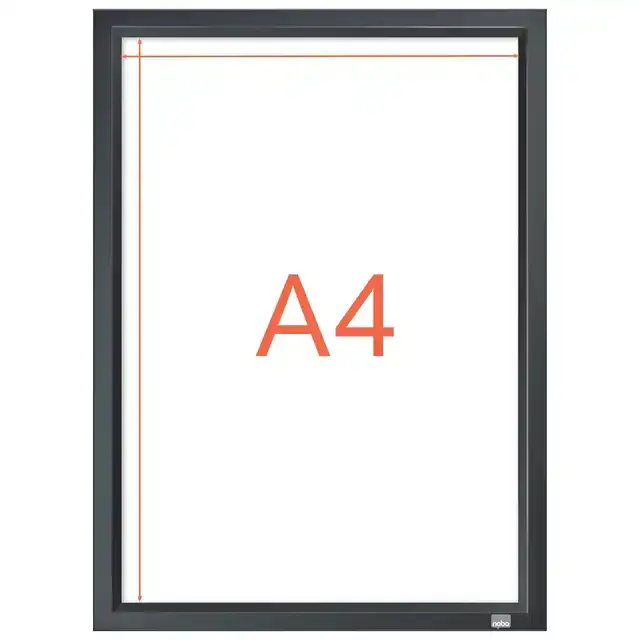 KLIKLIJST NOBO IMPRESSION PRO A4 ZWART