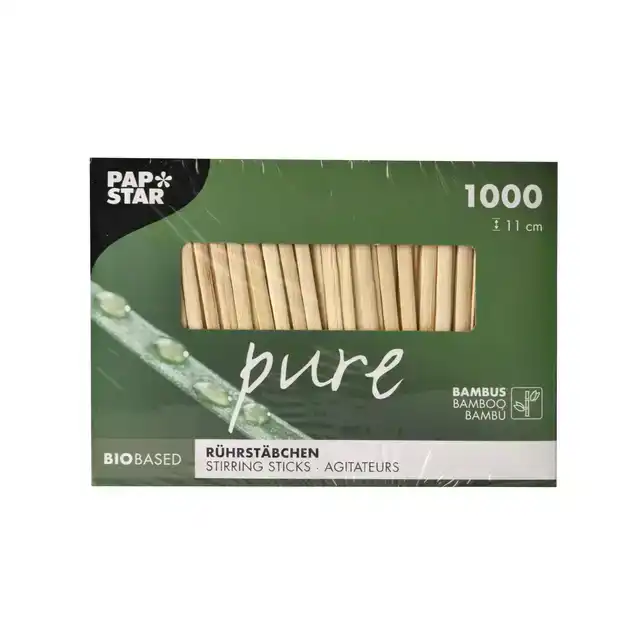 ROERSTAAFJE PAPSTAR 110X3MM BAMBOE