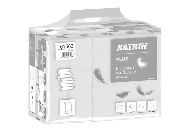 HANDDOEK KATRIN PLUS 3LAAGS 240X320MM