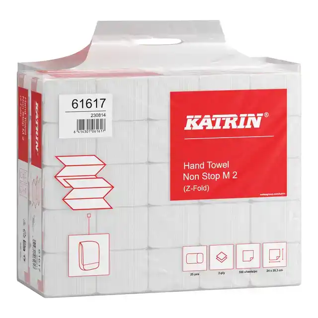 HANDDOEK KATRIN 2LAAGS 203X240MM 25X160
