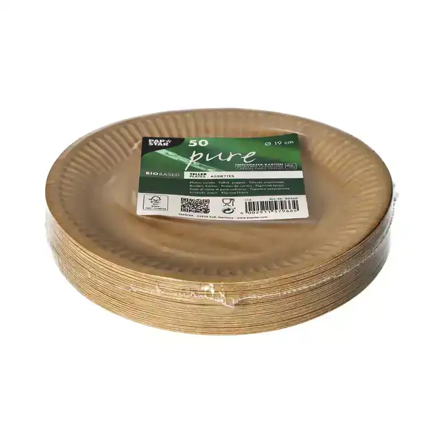 BORD PAPSTAR 190 MM KARTON BRUIN