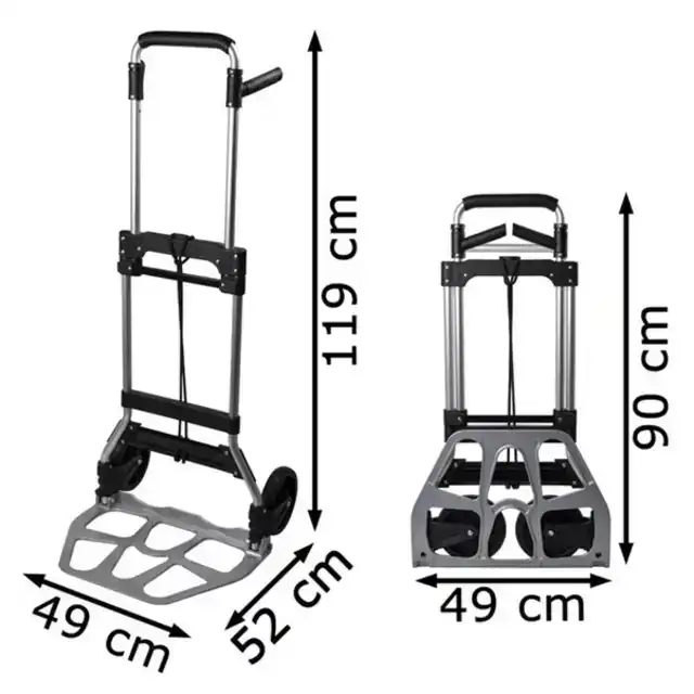 STEEKWAGEN PAVO OPVOUWBAAR ALUMINIUM