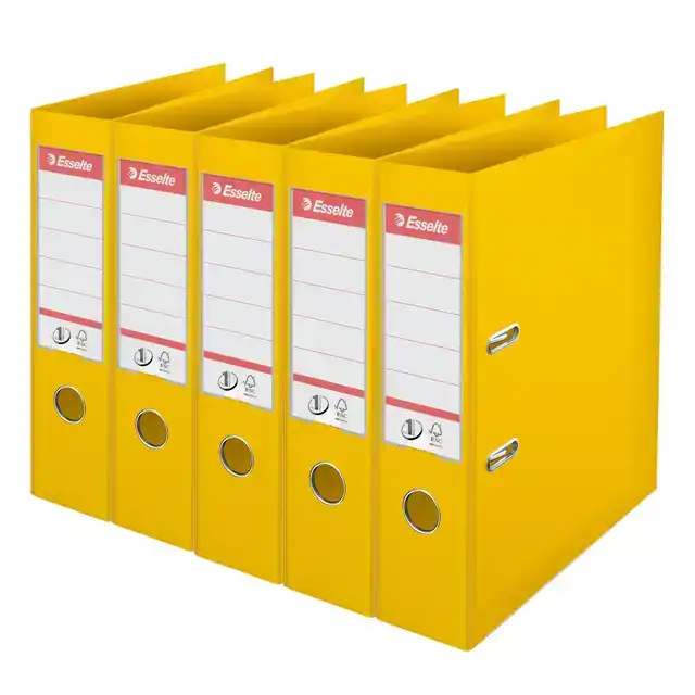 ORDNER ESSELTE NO 1 POWER PP 75MM GEEL