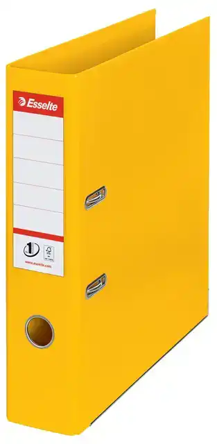 ORDNER ESSELTE NO 1 POWER PP 75MM GEEL
