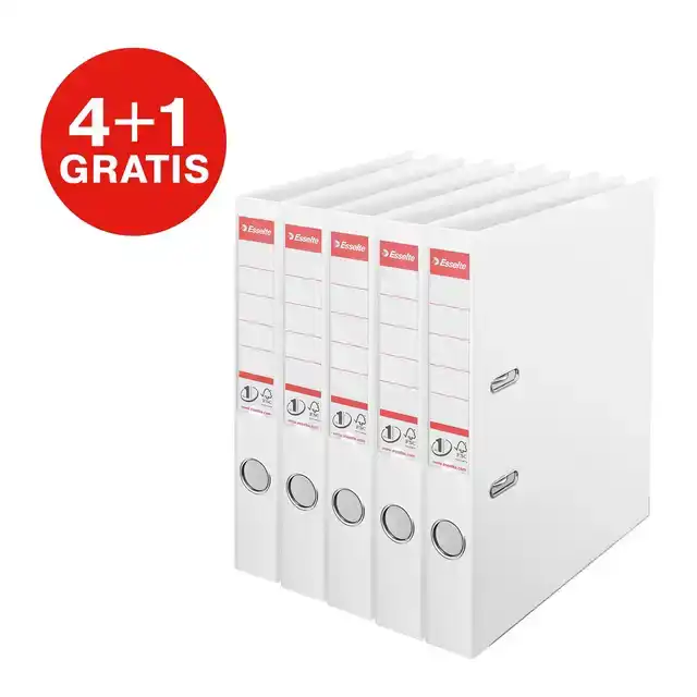 ORDNER ESSELTE NO 1 POWER PP 50MM WIT