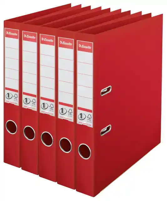 ORDNER ESSELTE NO 1 POWER PP 50 MM ROOD