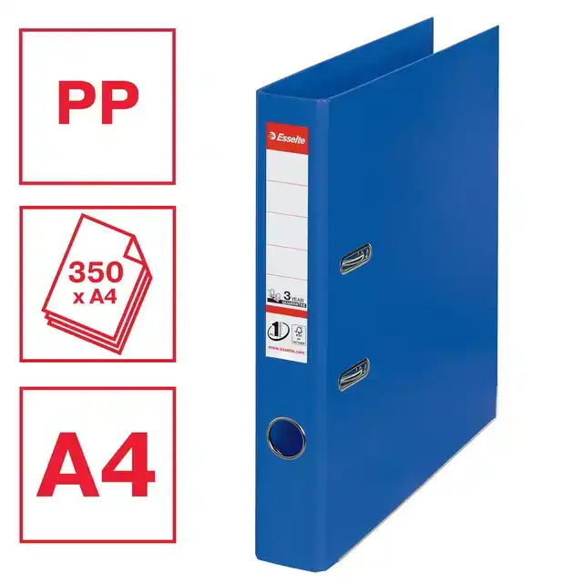 ORDNER ESSELTE NO1 POWER PP 50MM BLAUW