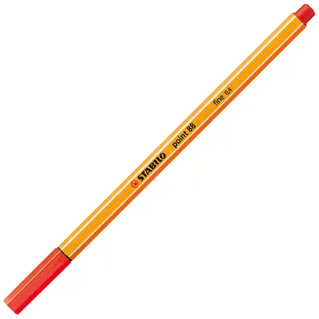 FINELINER STABILO POINT 88 F LICHTROOD