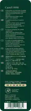 POTLOOD FABER-CASTELL 9000 6 HARDHEDEN