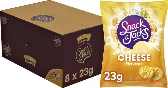 MINI RIJSTWAFELS SNACK-A-JACKS CHEESE