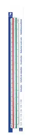 SCHAALLINIAAL STAEDTLER 300MM VERD DIN
