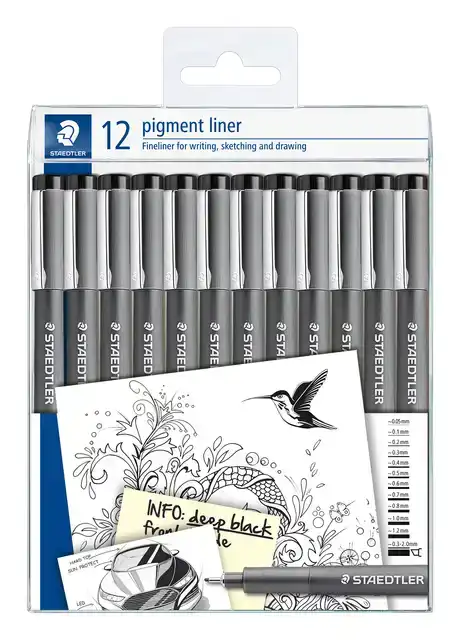 FINELINER STAEDTLER PIGMENT 308 ASS