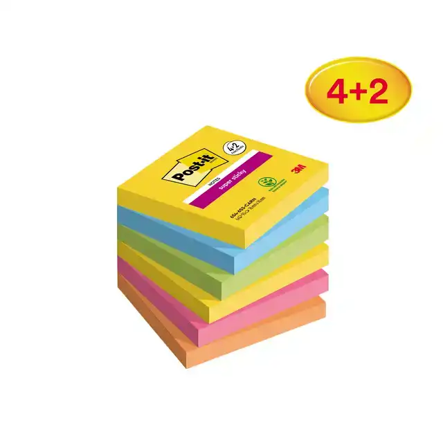 MEMOBLOK POST-IT 654 SUPER STICKY