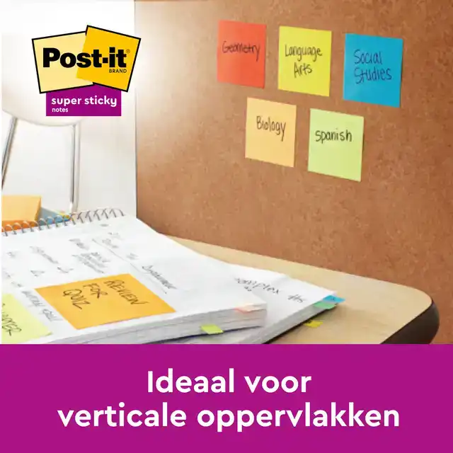 MEMOBLOK POST-IT 654 SUPER STICKY
