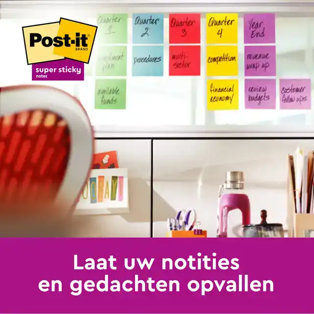 MEMOBLOK POST-IT 654 SUPER STICKY
