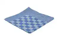 THEEDOEK BLOK MARINE CA 65X65CM BLAUW