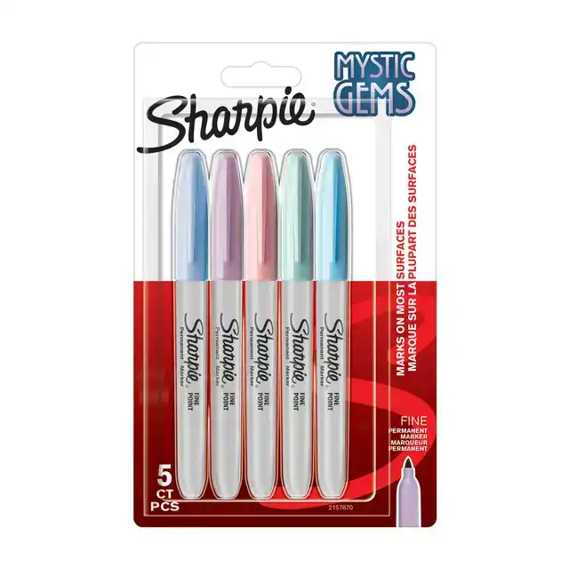 VILTSTIFT SHARPIE MYSTIC GEMS F 5ST