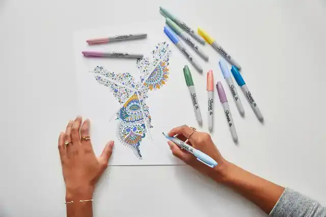 VILTSTIFT SHARPIE MYSTIC GEMS F 5ST