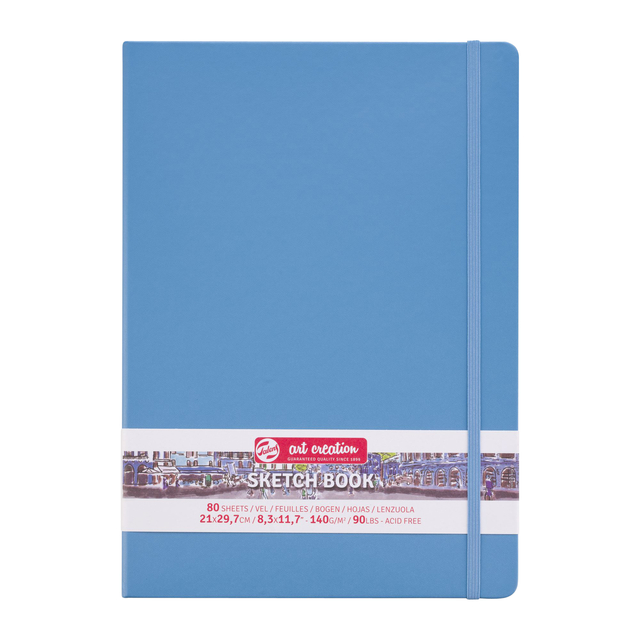 SCHETSBOEK TALENS ART CREATION BLAUW