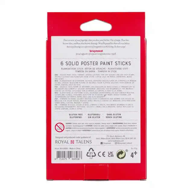 VERFSTIFT BRUYNZEEL KIDS 6ST ASS BASIS